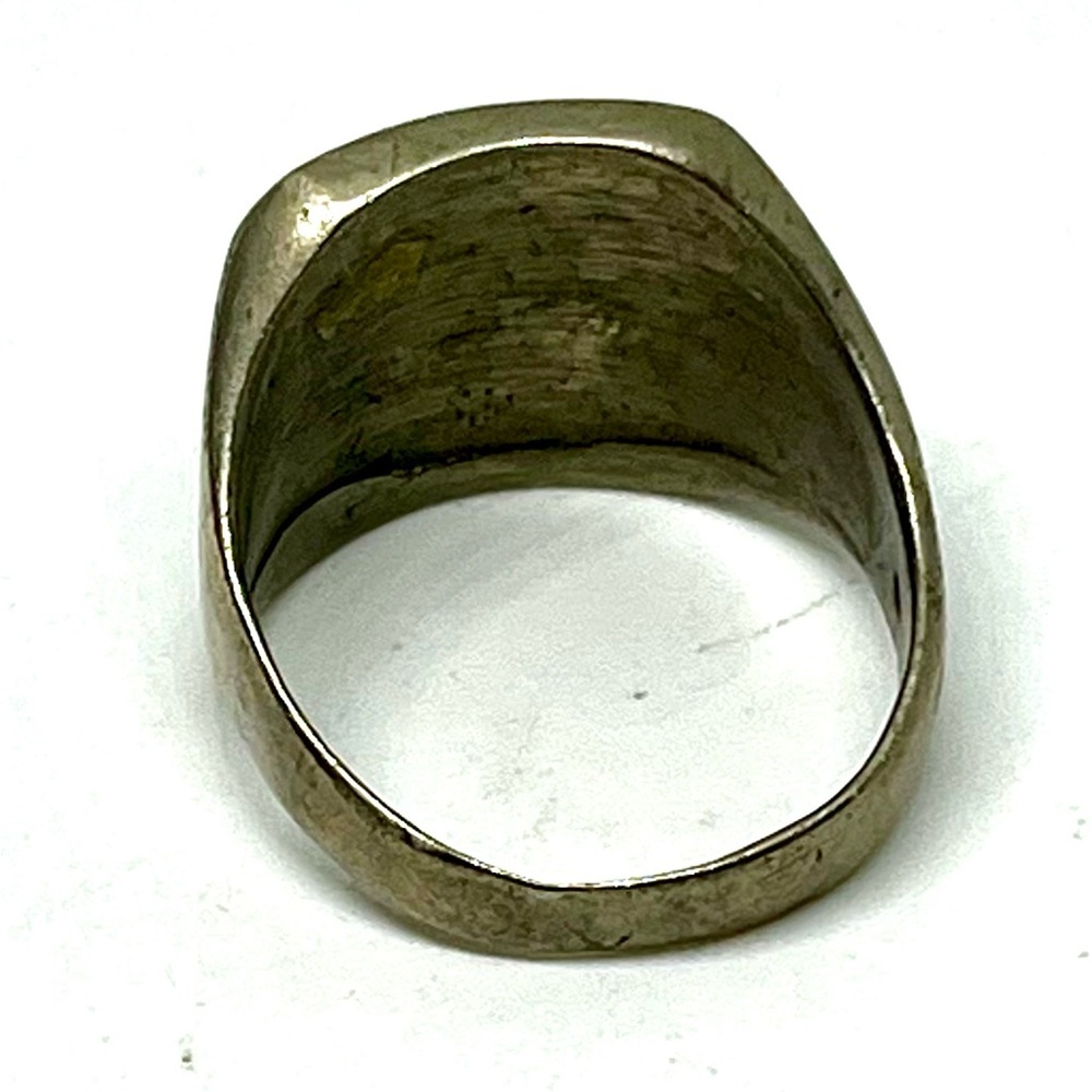 Vintage Southwestern Coral Turquoise Ring - Picture 4 of 4